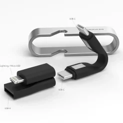 Opladerkabel - Vonmählen High Six 6-i-1 - Sort/Sølv - USB-A/USB-C/Lightning/Micro-USB