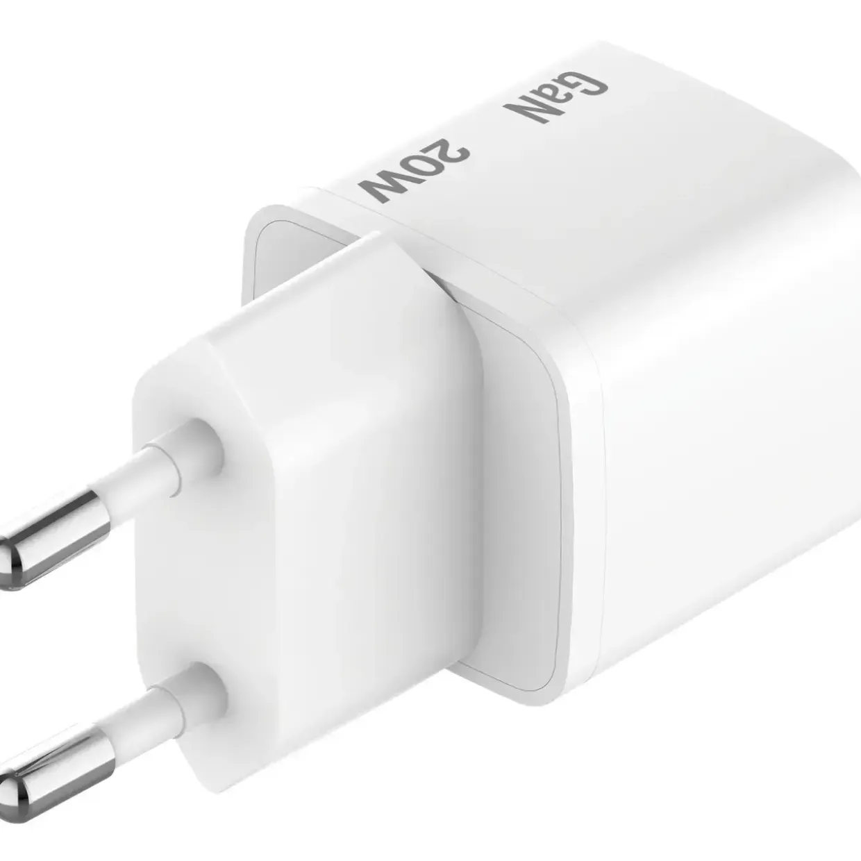 Oplader med USB-C kabel - Verbatim Mini GaN Charger 20W EU