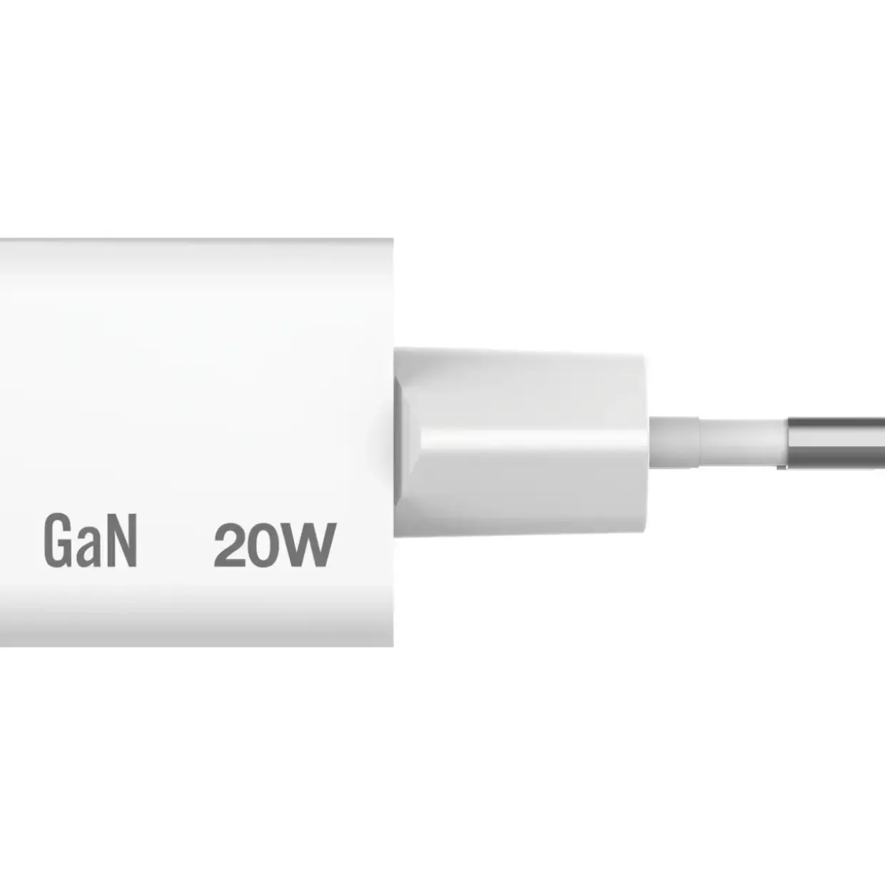 Oplader med USB-C kabel - Verbatim Mini GaN Charger 20W EU