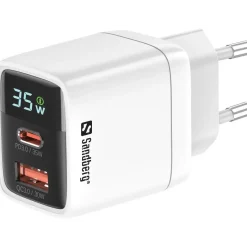 Oplader Sandberg 2in1 Charger 1xUSB-C 1xUSB 35W