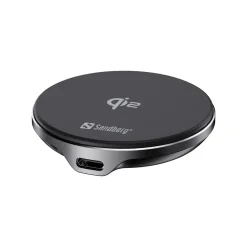 Oplader Sandberg Wireless Charger Mag Qi2 15W sort