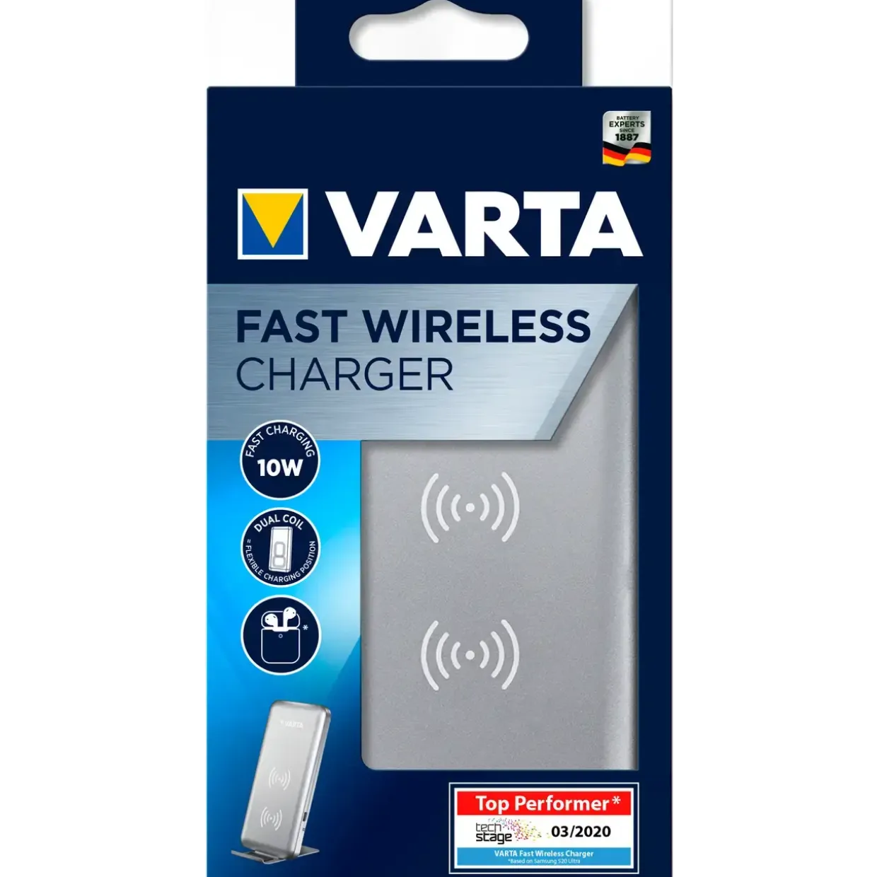 Oplader Varta Fast Wireless Charger 57912