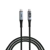 Oplader - Verbatim - Sync N Charge - USB C-USB C - 100W - Display - 1.2m - Sort