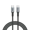 Oplader - Verbatim - Sync N Charge - USB C-USB C - 100W - 1.2m - Grå