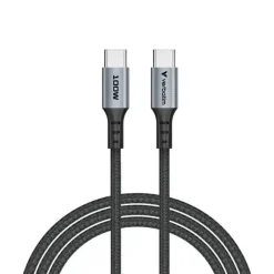 Oplader - Verbatim - Sync N Charge - USB C-USB C - 100W - 1.2m - Grå