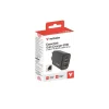 Oplader - Verbatim - 65W - USB-C - EU - 3-port - Sort