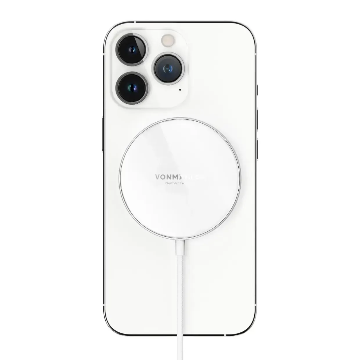 Oplader Vonmählen Aura Mini - The Magnetic Wireless Charging Pad White