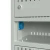 Opladningsskab - Til cykelbatterier B400 - 9 rum - Gulvmodel - Grå - 400x550x1325 mm