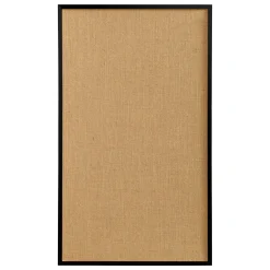 Opslagstavle - Hessian - Sort ramme - 60 x 40 cm - inkl. 5 pins