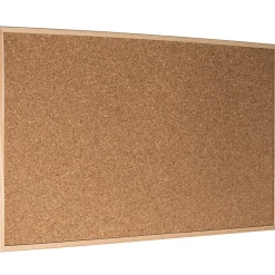 Opslagstavle kork 60 x 90 cm Esselte - Økonomi model med træramme