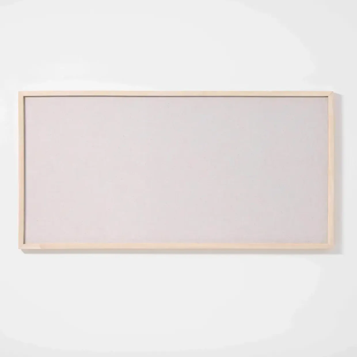 Opslagstavle linnedbeklædt kork tavle, med træramme 100 x 50 cm Naga