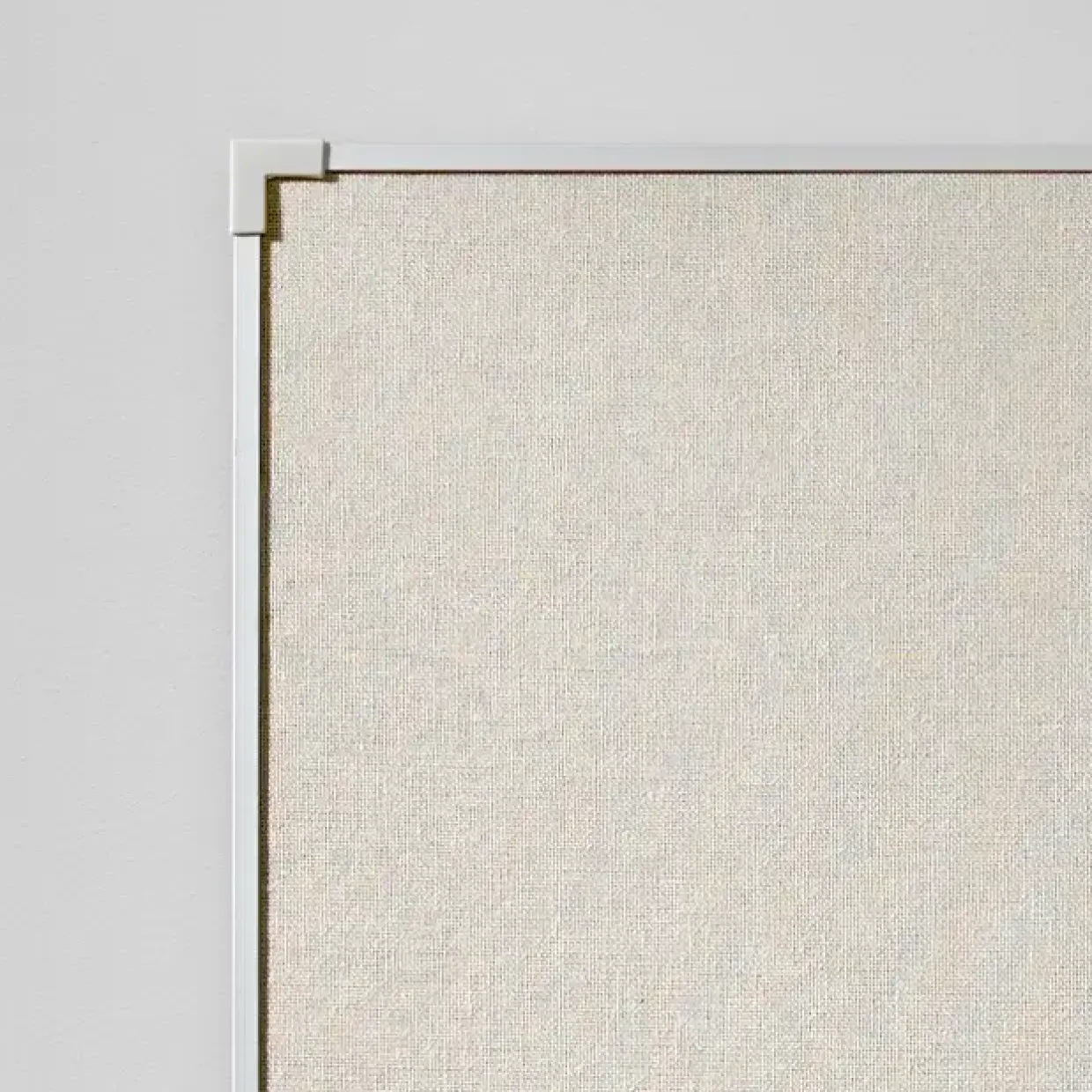 Opslagstavle Lintex Boarder 120 x 120 cm - Naturstof med aluramme