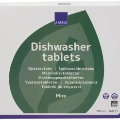 Opvasketabs - ABENA - Mini - Vandopløselig folie - Uden klor, farve og parfume - 100 stk - 5 pakker