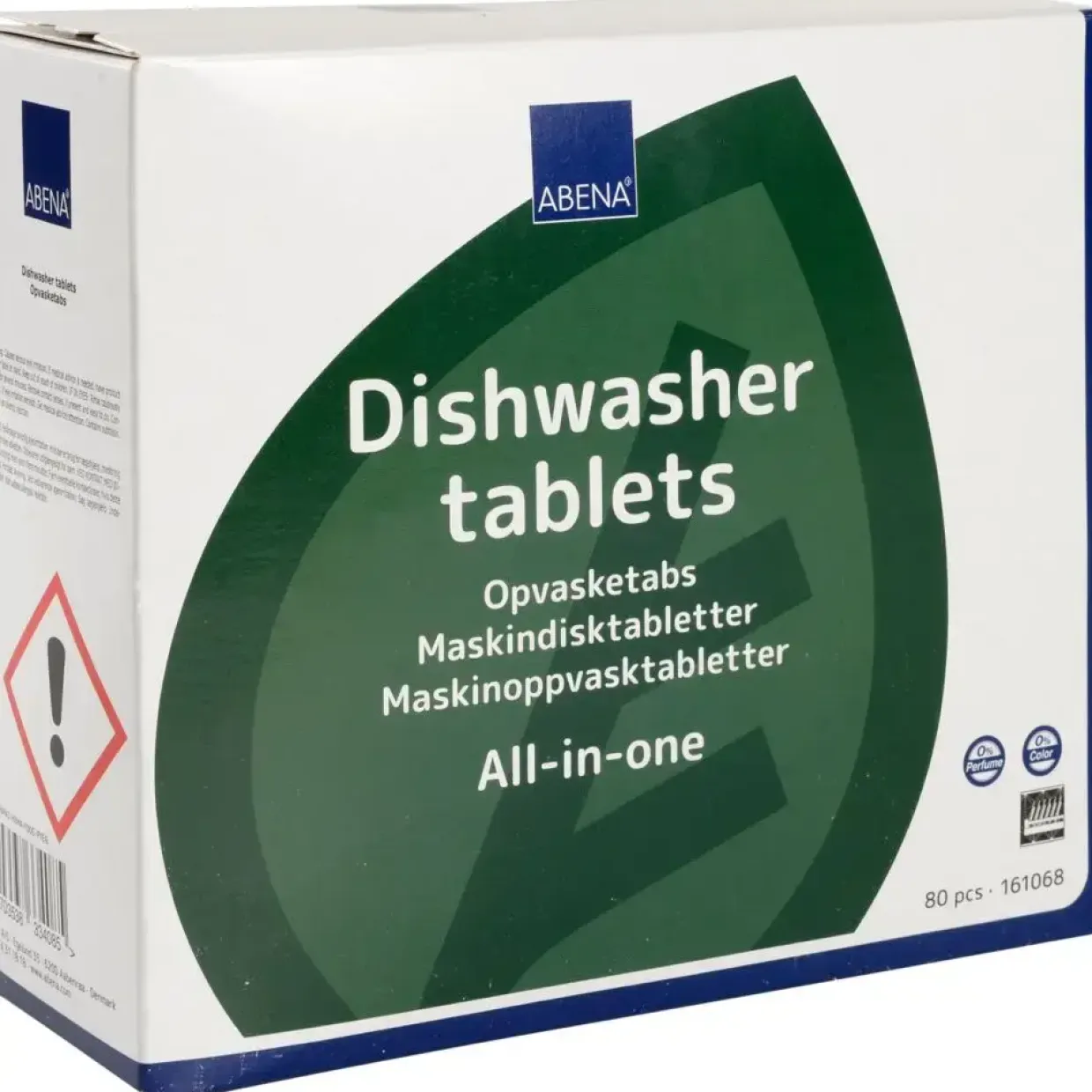 Opvasketabs - All-in-One - Uden klor/parfume - 80 stk - 6 pakker