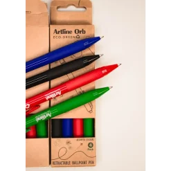 Orb ballpoint pen Artline ECO-GREEN 1.0 Assorteret