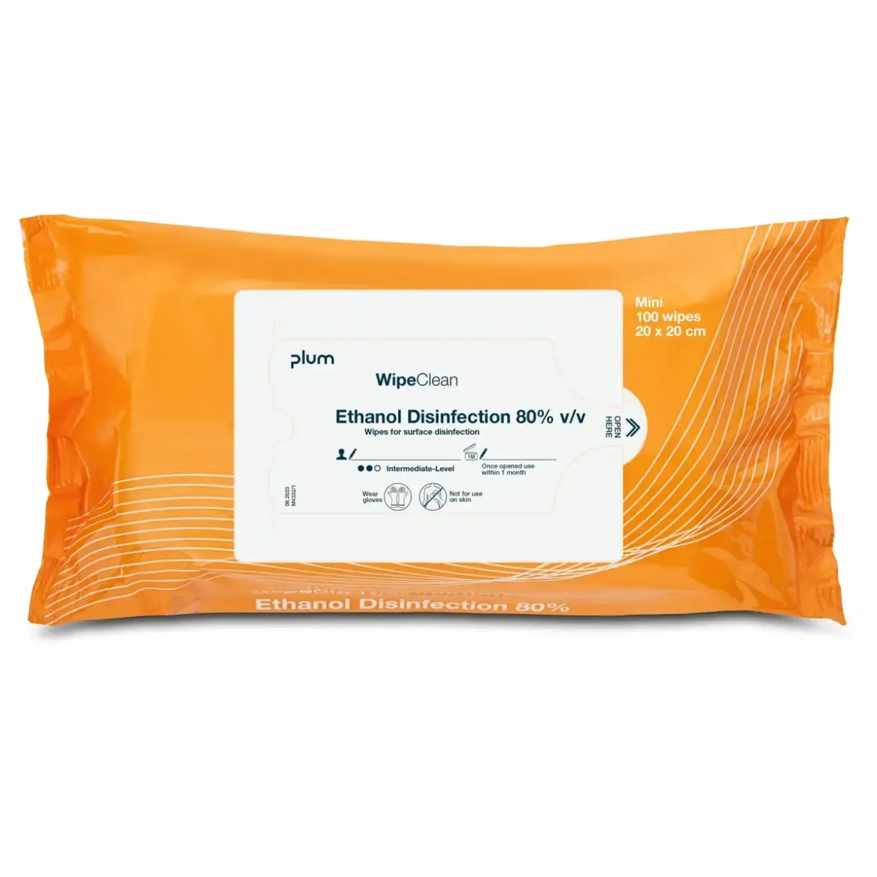 Overfladedesinfektion Klude - Plum Wipeclean Ethanol Mini - 80% Ethanol - 100 stk