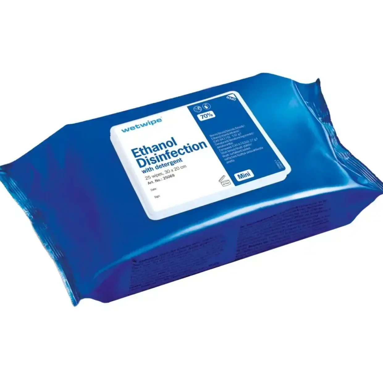 Overfladedesinfektion - Wet Wipe - 70% Ethanol - 30x20cm