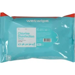 Overfladedesinfektion - Wet Wipe - 30x20cm - 2000 ppm - Aktiv Klor - 10 stk - 20 pakker