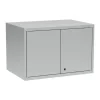 Overskab, OV2, 800 x 550 x 530 mm, grå, cylinderlås