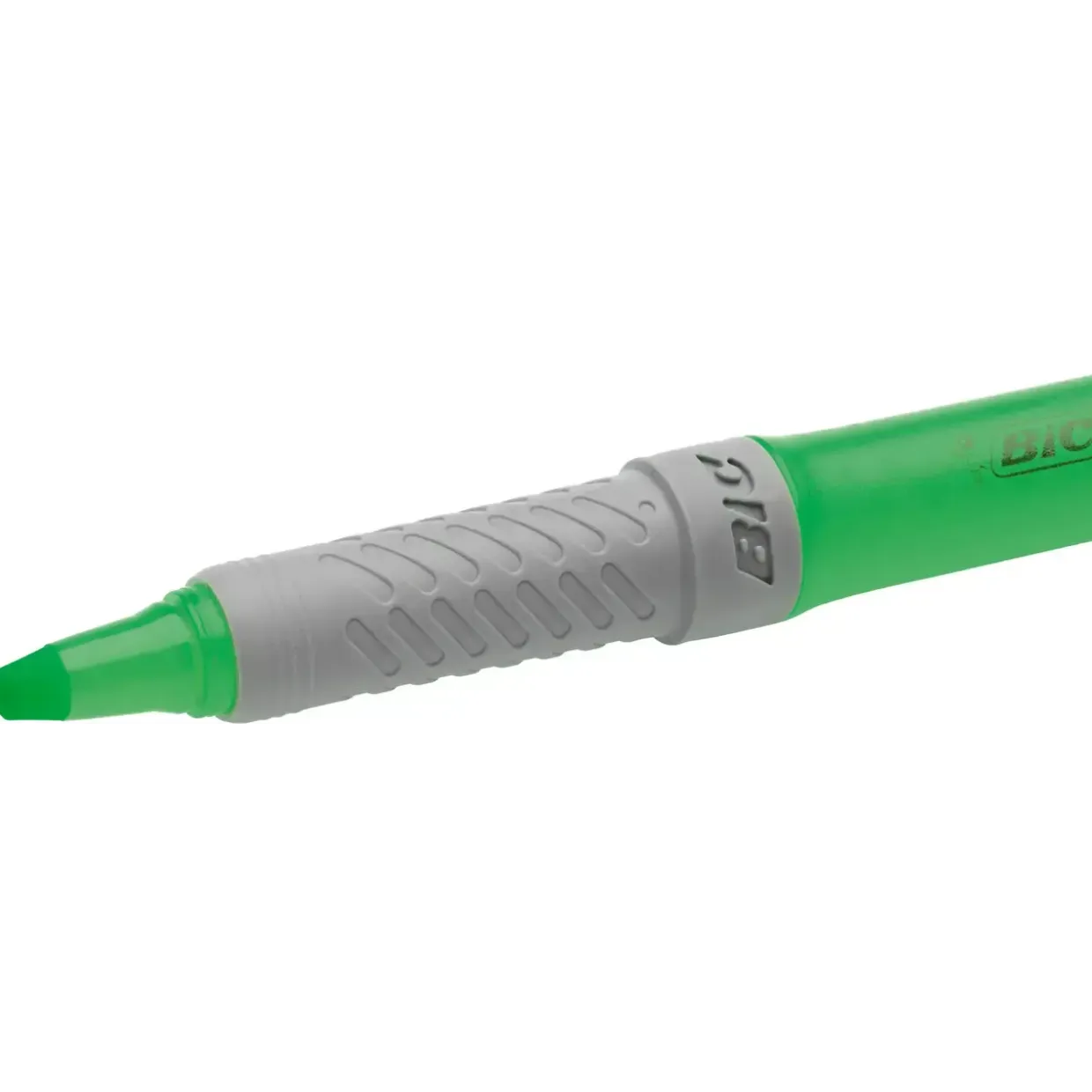 Overstregningstusch BIC Brite Liner Grip grøn - Køb minimum 12 stk.