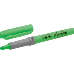 Overstregningstusch BIC Brite Liner Grip grøn - Køb minimum 12 stk.