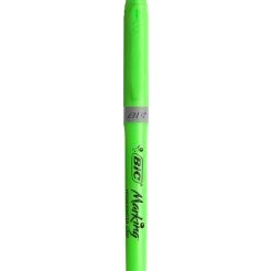 Overstregningstusch BIC Brite Liner Grip grøn - Køb minimum 12 stk.