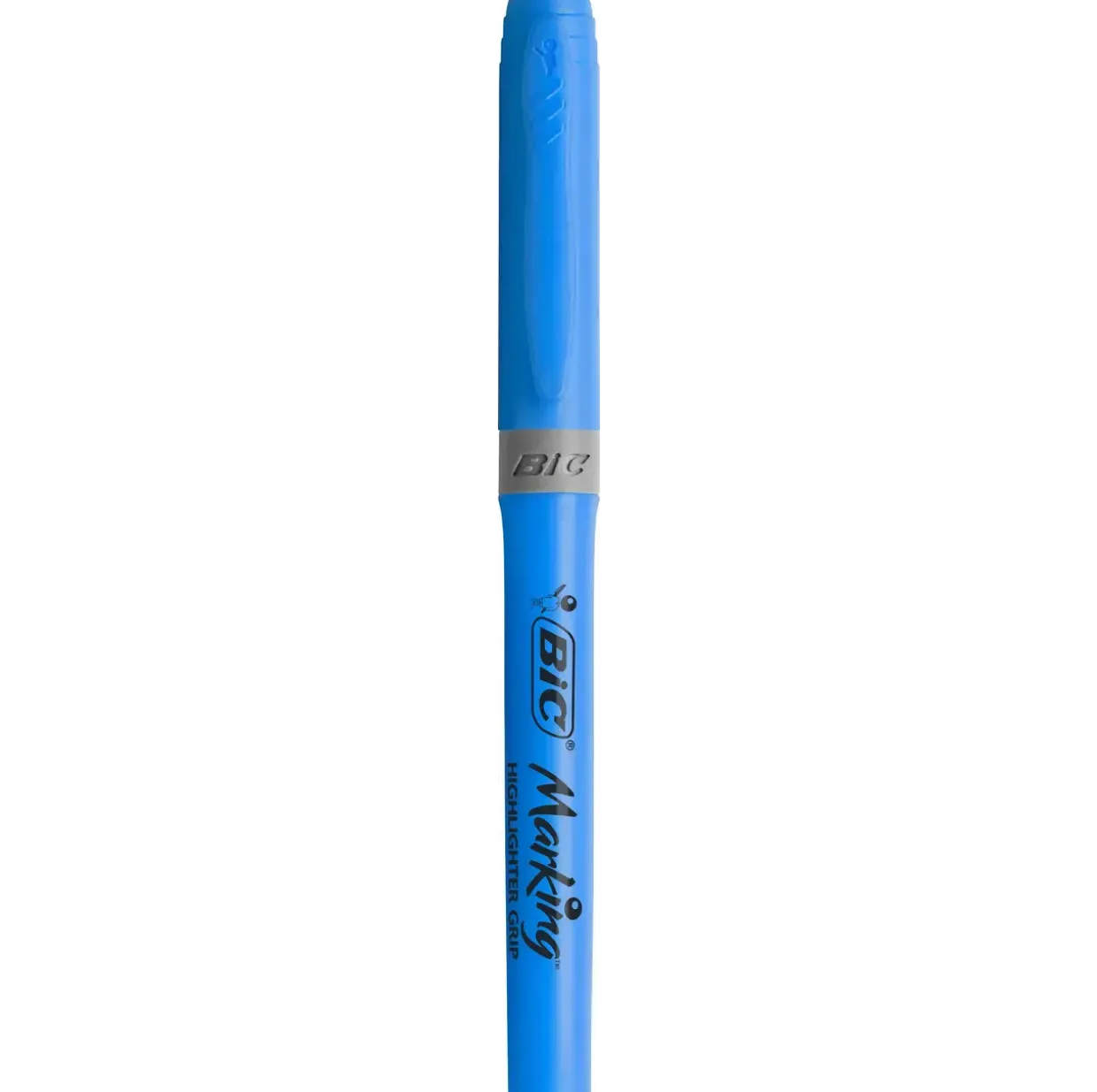 Overstregningstusch BIC Brite Liner Grip blå - Køb minimum 12 stk.
