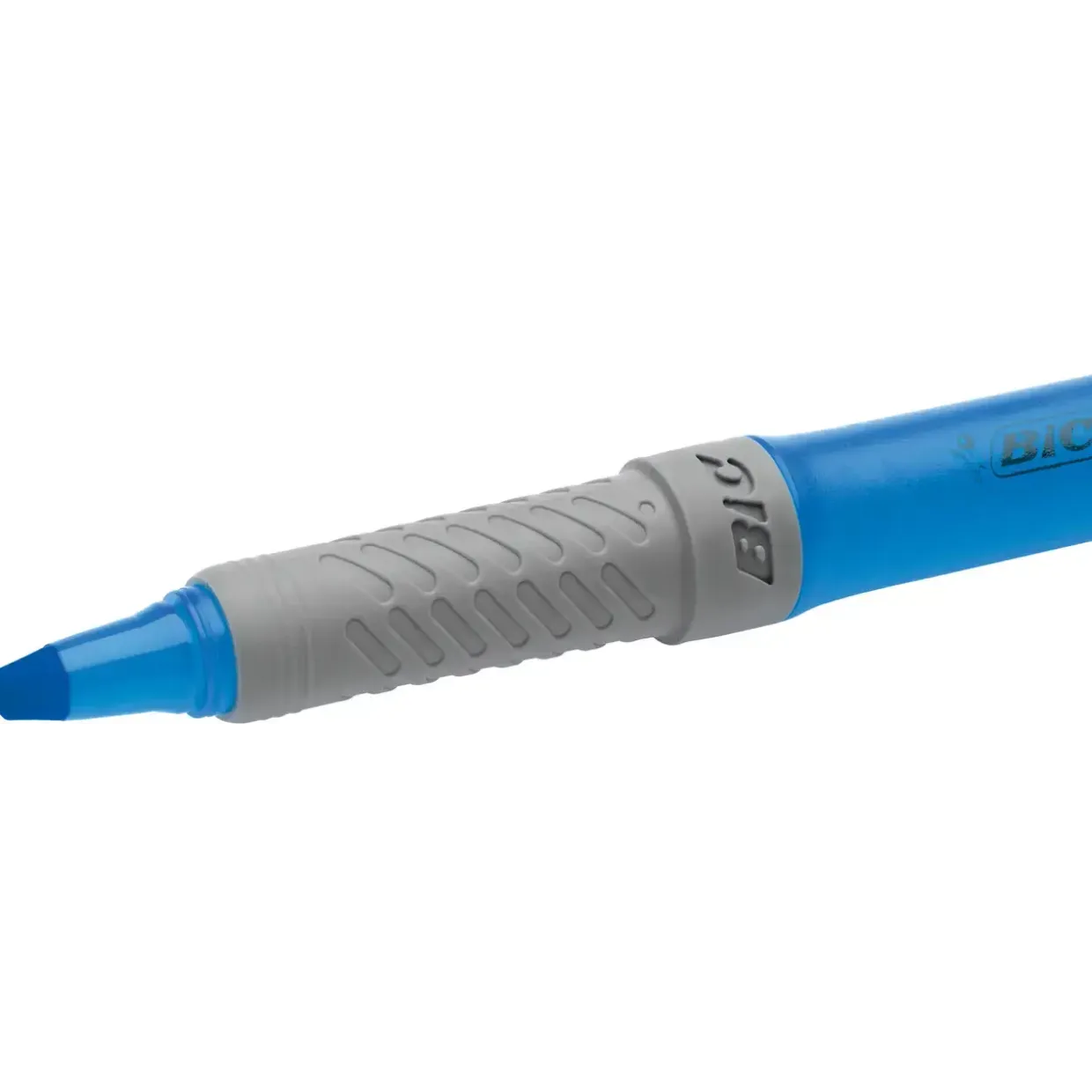 Overstregningstusch BIC Brite Liner Grip blå - Køb minimum 12 stk.
