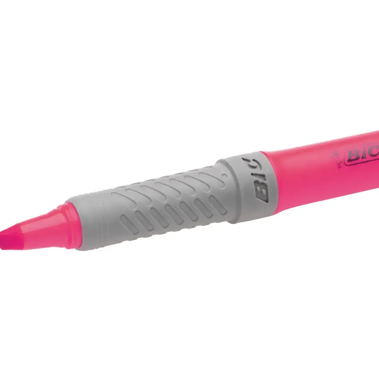 Overstregningstusch BIC Brite Liner Grip pink - Køb minimum 12 stk.