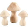 Paddehatte poppel størrelse 4,5 + 6,5 cm diameter 3,3 + 4,5 cm | 3 stk