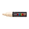 Paint marker Uni Posca PC-8K beige 8mm - 6 stk