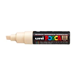 Paint marker Uni Posca PC-8K beige 8mm - 6 stk