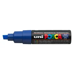 Paint marker Uni Posca PC-8K blue 8mm - 6 stk