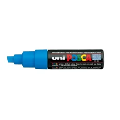Paint marker Uni Posca PC-8K light blue 8mm - 6 stk