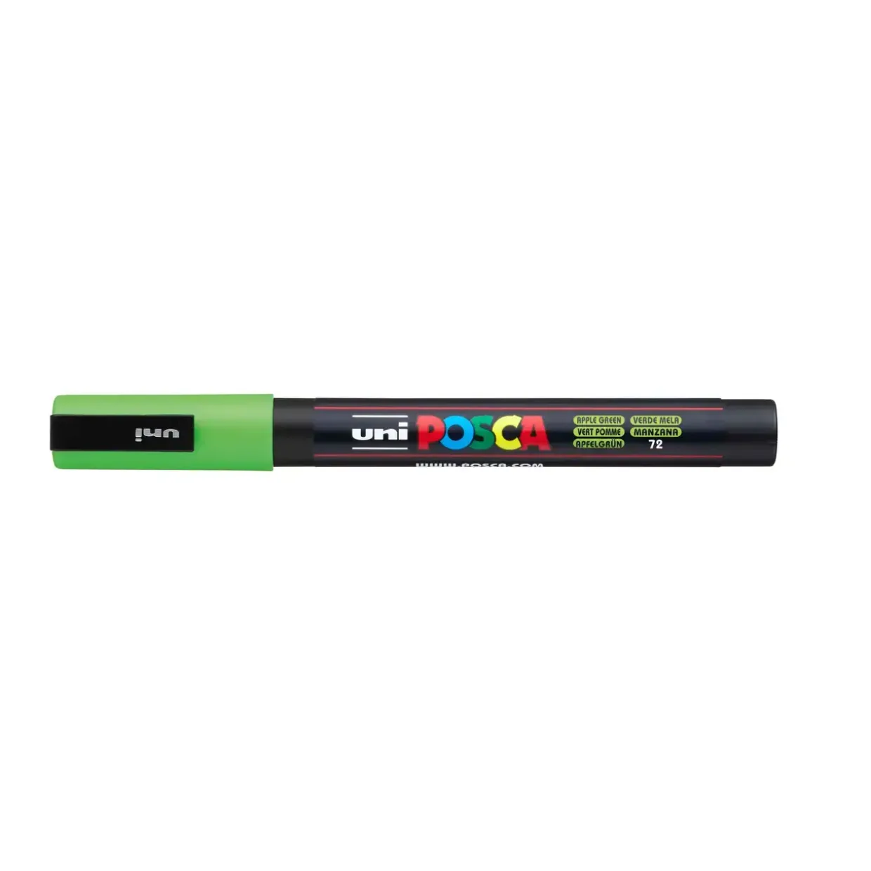 Paint marker Uni Posca PC-3M apple green 0,9-1,3mm - 6 stk