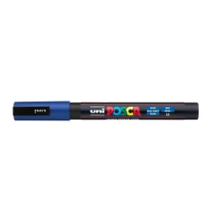 Paint marker Uni Posca PC-3M blue 0,9-1,3mm - 6 stk