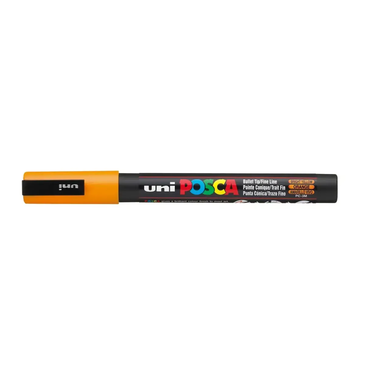 Paint marker Uni Posca PC-3M bright yellow 0,9-1,3mm - 6 stk