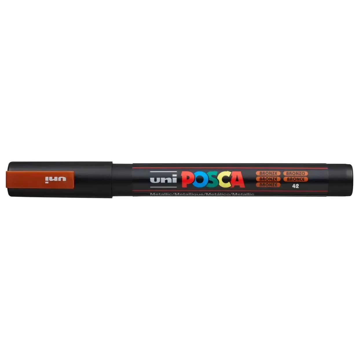 Paint marker Uni Posca PC-3M bronze 0,9-1,3mm - 6 stk