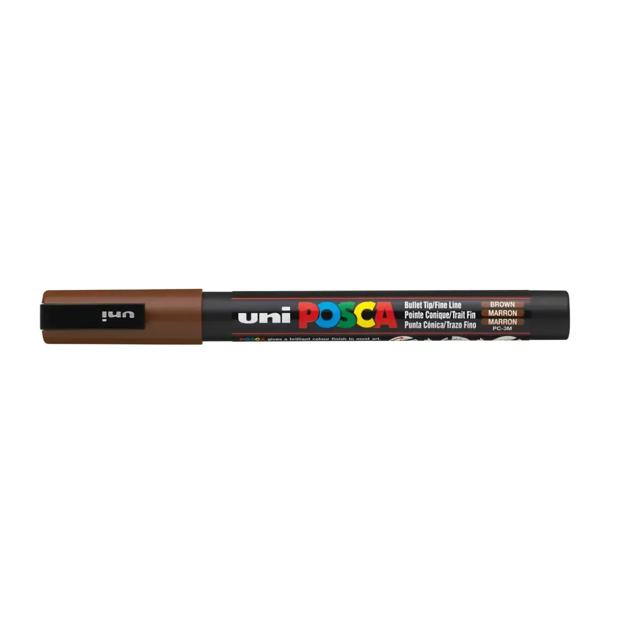 Paint marker Uni Posca PC-3M brown 0,9-1,3mm - 6 stk