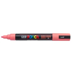 Paint marker Uni Posca PC-5M coral pink 1,8-2,5mm - 6 stk