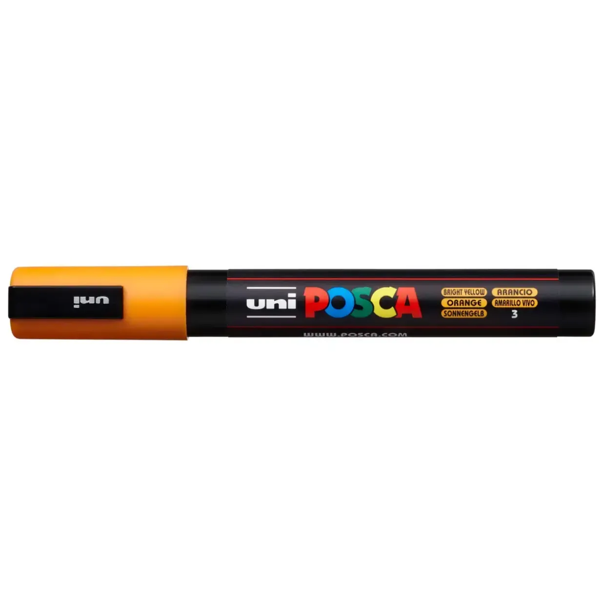 Paint marker Uni Posca PC-5M fluo orange 1,8-2,5mm - 6 stk