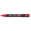 Paint marker Uni Posca PC-5M fluo red 1,8-2,5mm - 6 stk