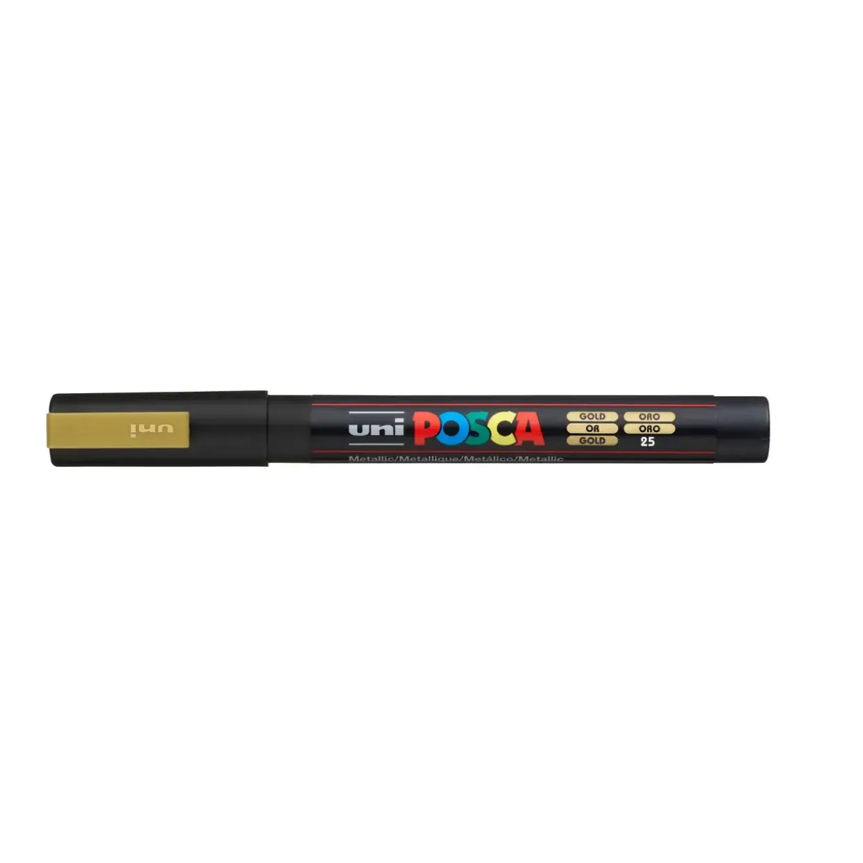 Paint marker Uni Posca PC-3M gold 0,9-1,3mm - 6 stk