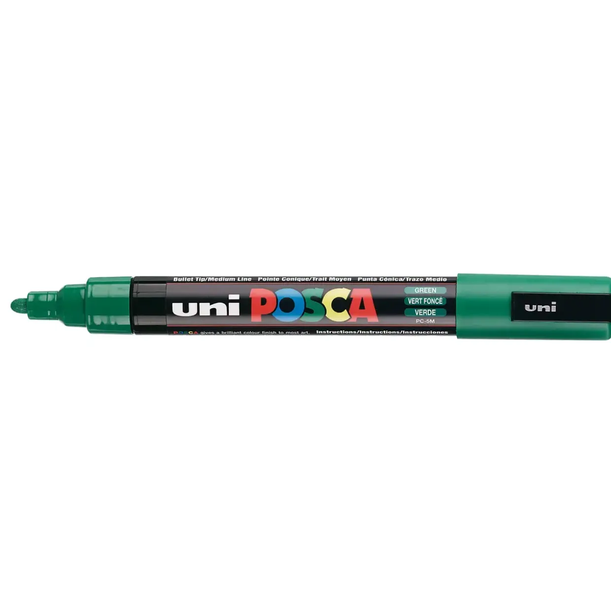 Paint marker Uni Posca PC-5M green 1,8-2,5mm - 6 stk