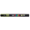 Paint marker Uni Posca PC-3M khaki green 0,9-1,3mm - 6 stk