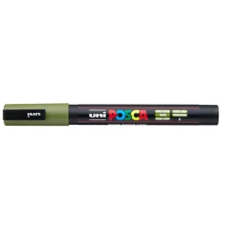 Paint marker Uni Posca PC-3M khaki green 0,9-1,3mm - 6 stk