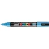 Paint marker Uni Posca PC-5M light blue 1,8-2,5mm - 6 stk