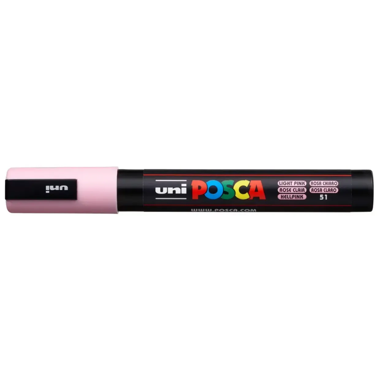 Paint marker Uni Posca PC-5M light pink 1,8-2,5mm - 6 stk