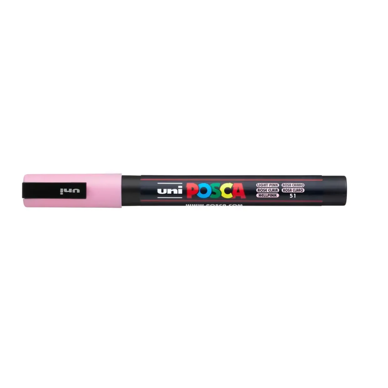 Paint marker Uni Posca PC-3M light pink 0,9-1,3mm - 6 stk
