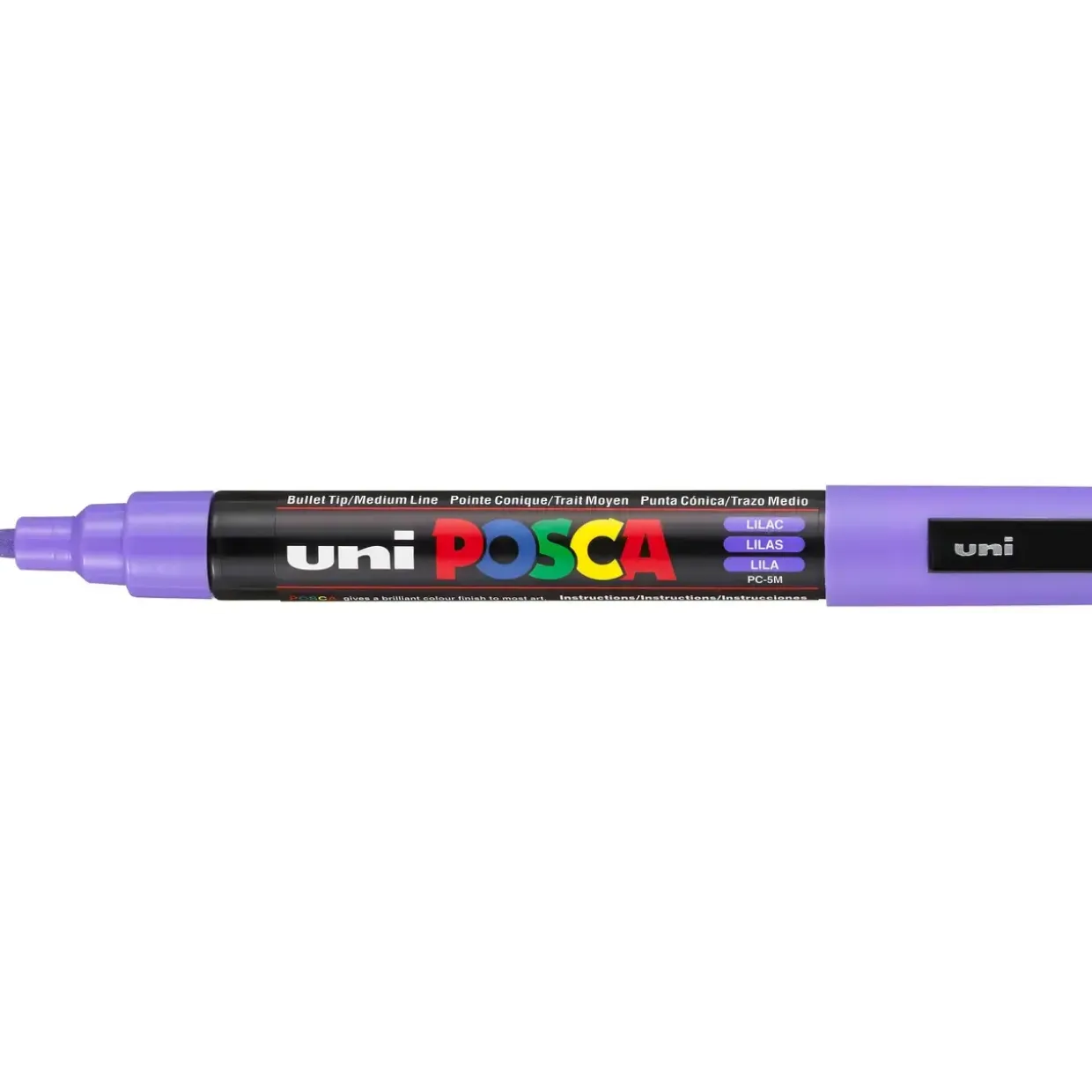Paint marker Uni Posca PC-5M lilac 1,8-2,5mm - 6 stk